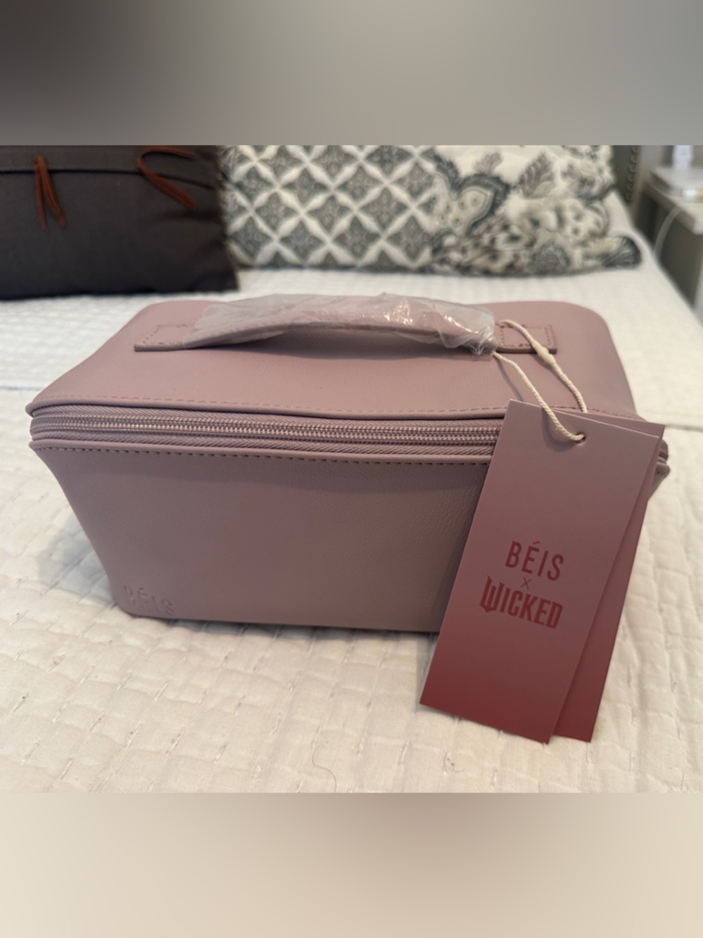 BEIS Limited Edition “Wicked” Pink Toiletry Kit
